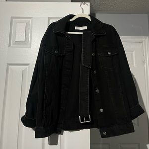 Zara Black Jean Jacket